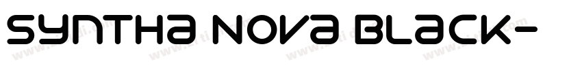 Syntha Nova Black字体转换